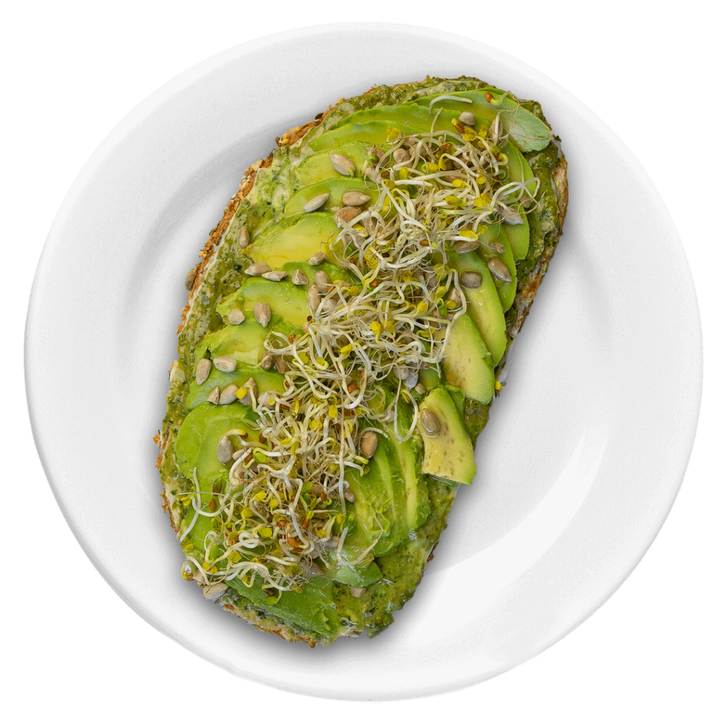Avocado Toast Green Table Cafe