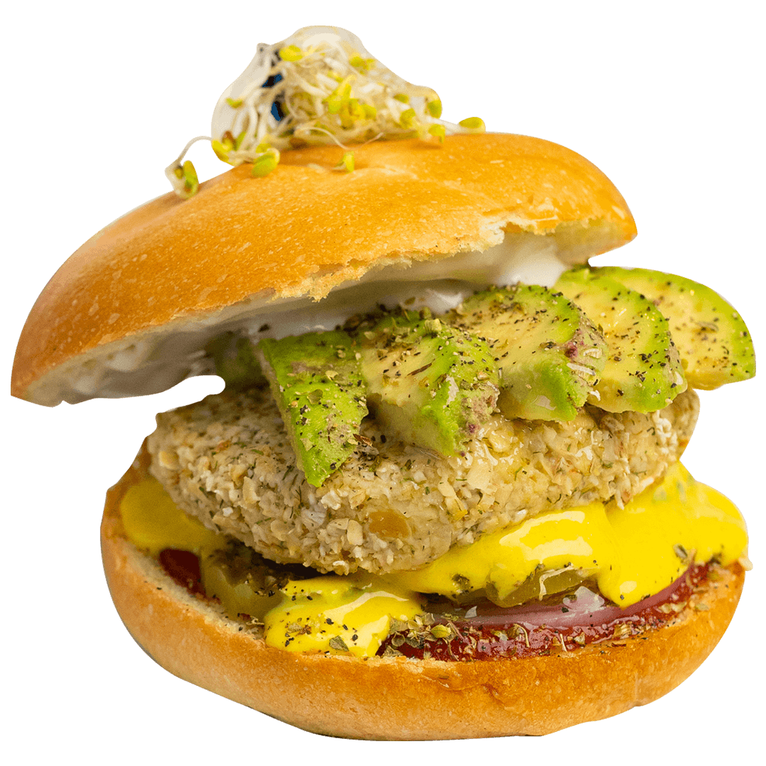 Spicy Tuna Burger Green Table Cafe